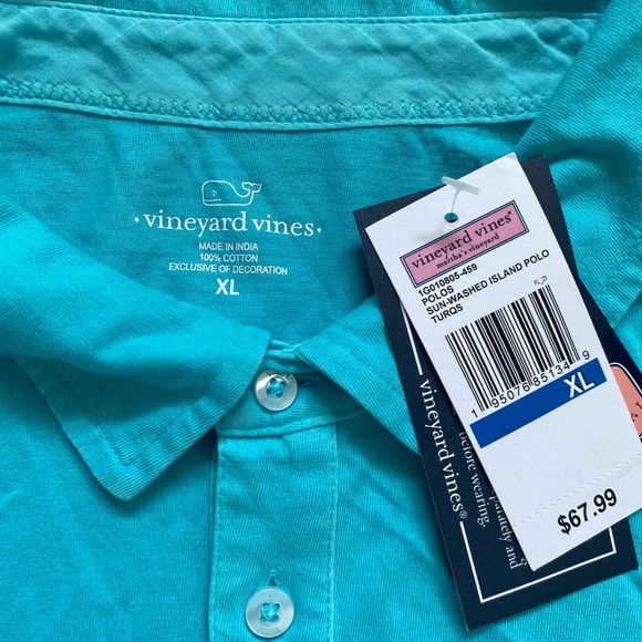 Vineyard Vines Tags Intact Men’s XL blue Polo - Picture 2 of 2